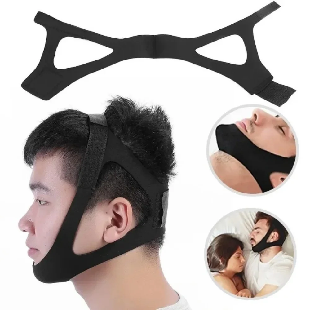 Anti Snore Chin Strap Adjustable - 코골이 방지턱끈, 조절 가능한 턱 벨트,