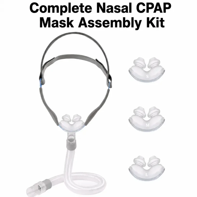 Cpap Nasal Pillow Mask Headgear - CPAP/BiPAP 기기용 범용 코 마스크 시스템