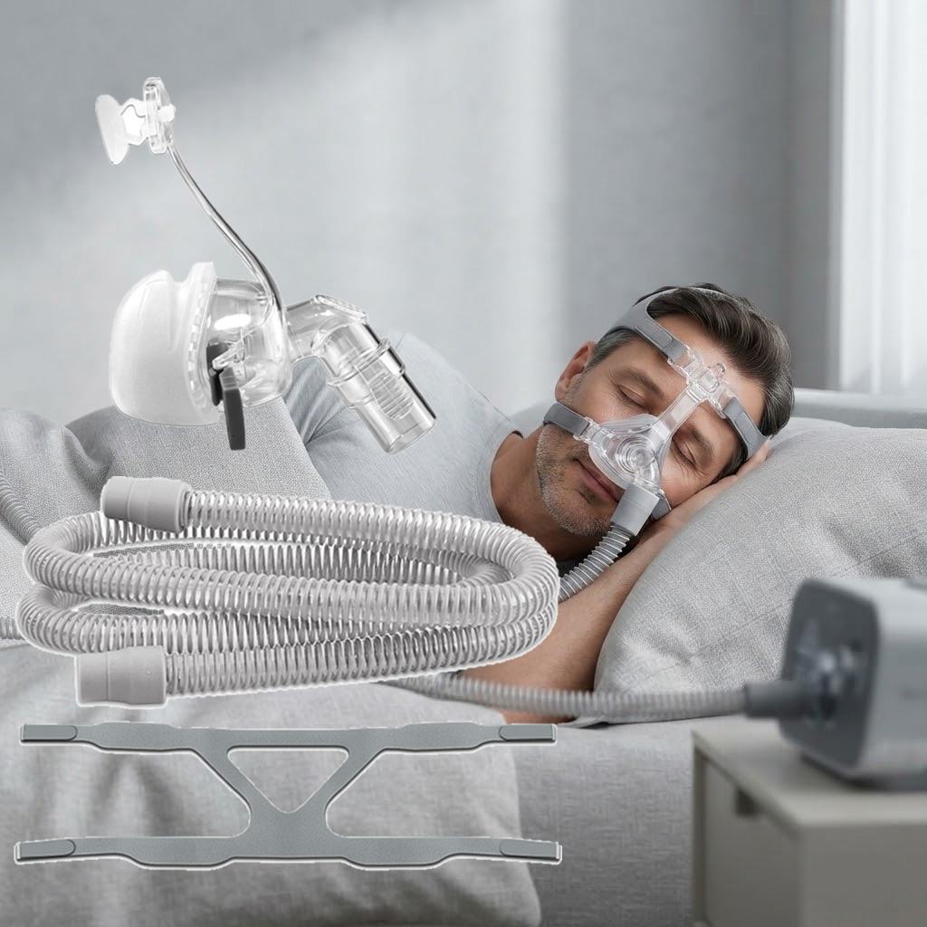 Cpap Mask Headgear Strap Clips - 코골이 방지 비강 CPAP 교체용 마스크