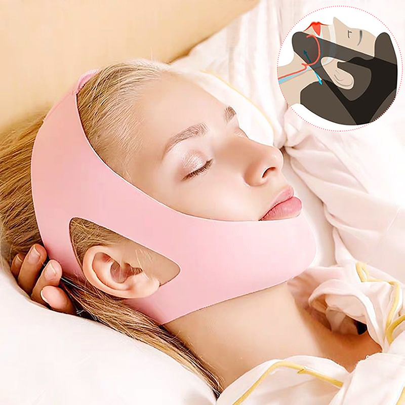 Anti Snore Chin Strap Adjustable - 조절 가능한 네오프렌 코골이 방지 스트랩,
