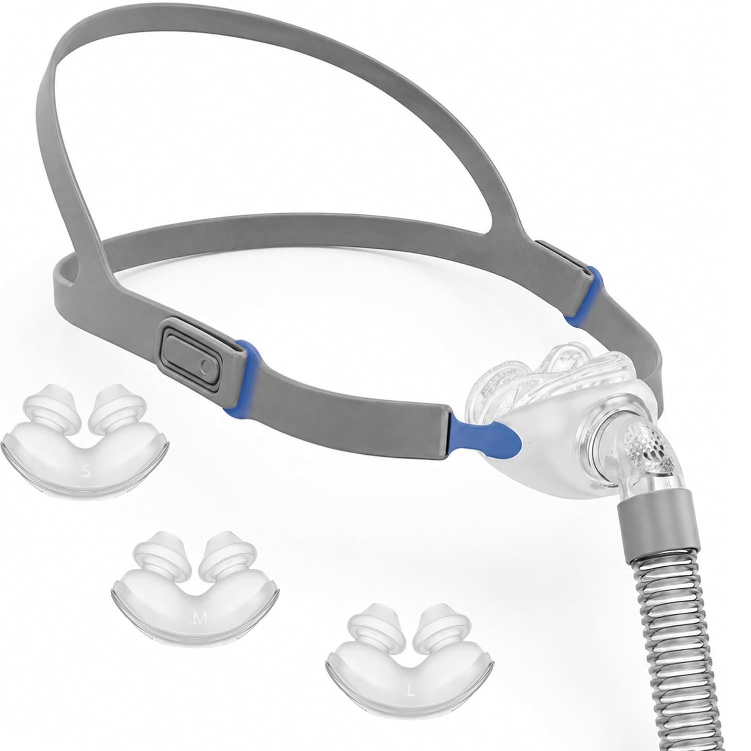 Cpap Nasal Pillow Mask Headgear - 범용 코형 CPAP 마스크 풀 세트,