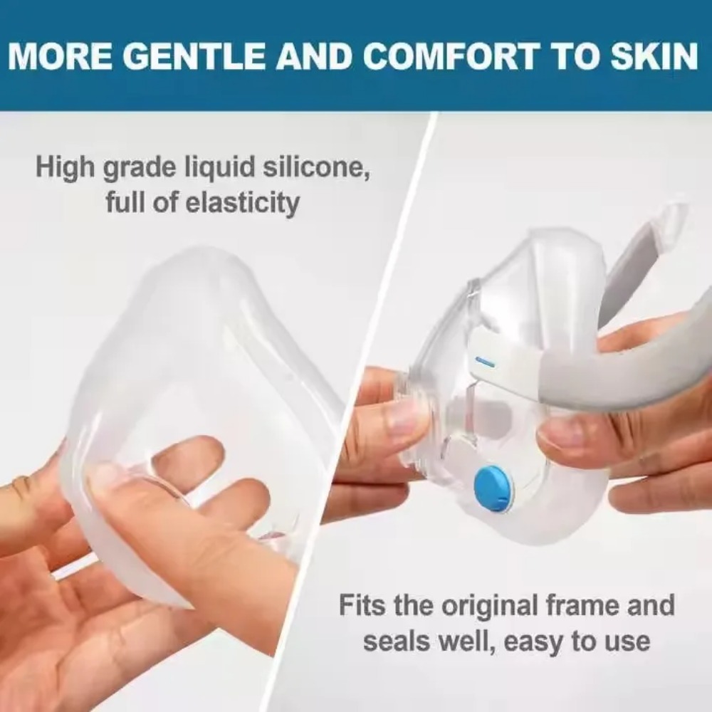 Cpap Full Face Mask Silicone Cushion - CPAP 풀페이스 마스크 쿠션 교체용 F20