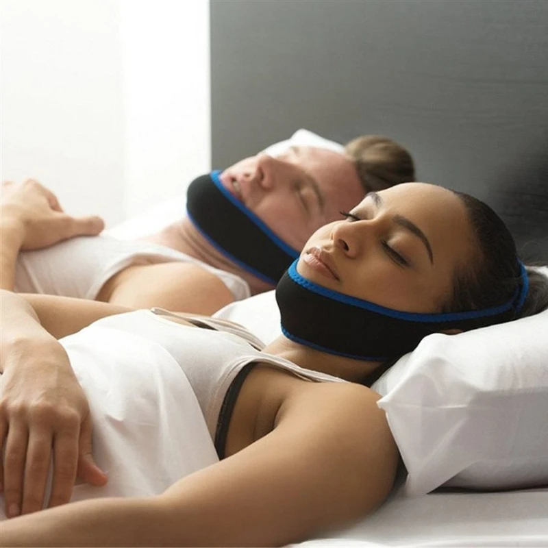 조절 가능한 코골이 방지 턱 지지대, 코골이 방지 턱  - Anti Snore Chin Strap Adjustable 리뷰 및 가격