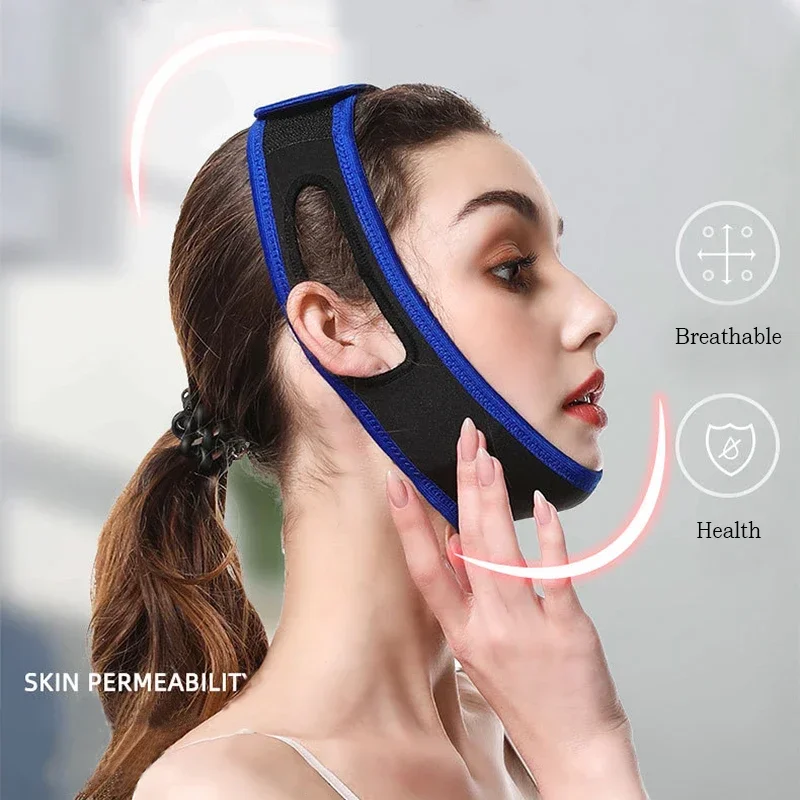 조절 가능한 코골이 방지 턱 지지대, 코골이 방지 턱  - Anti Snore Chin Strap Adjustable 리뷰 및 가격