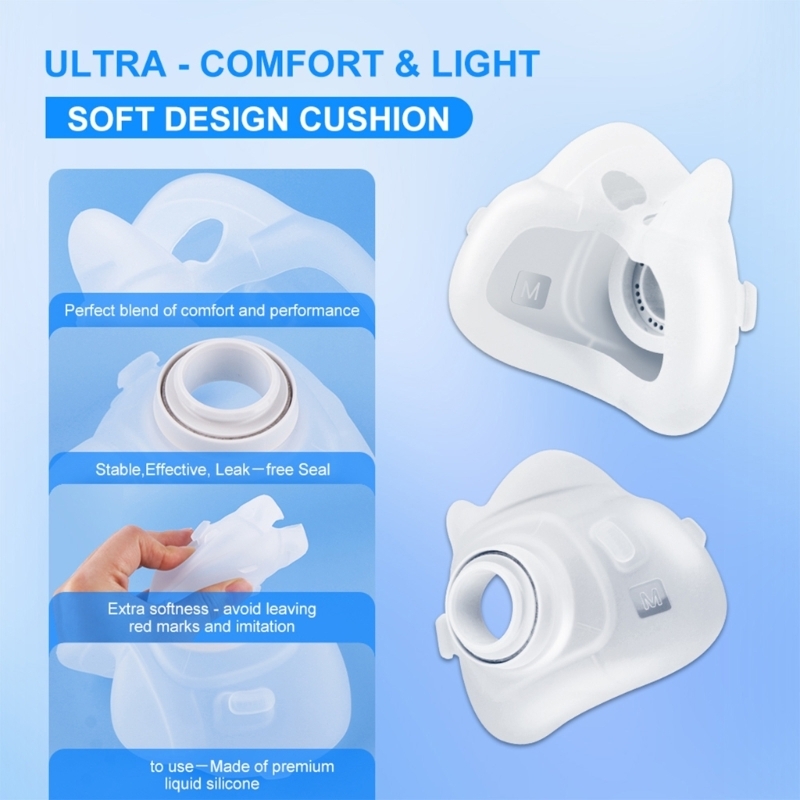 AirFit F40용 풀페이스 CPAP 마스크용 부드러 - Cpap Full Face Mask Silicone Cushion 리뷰 및 가격