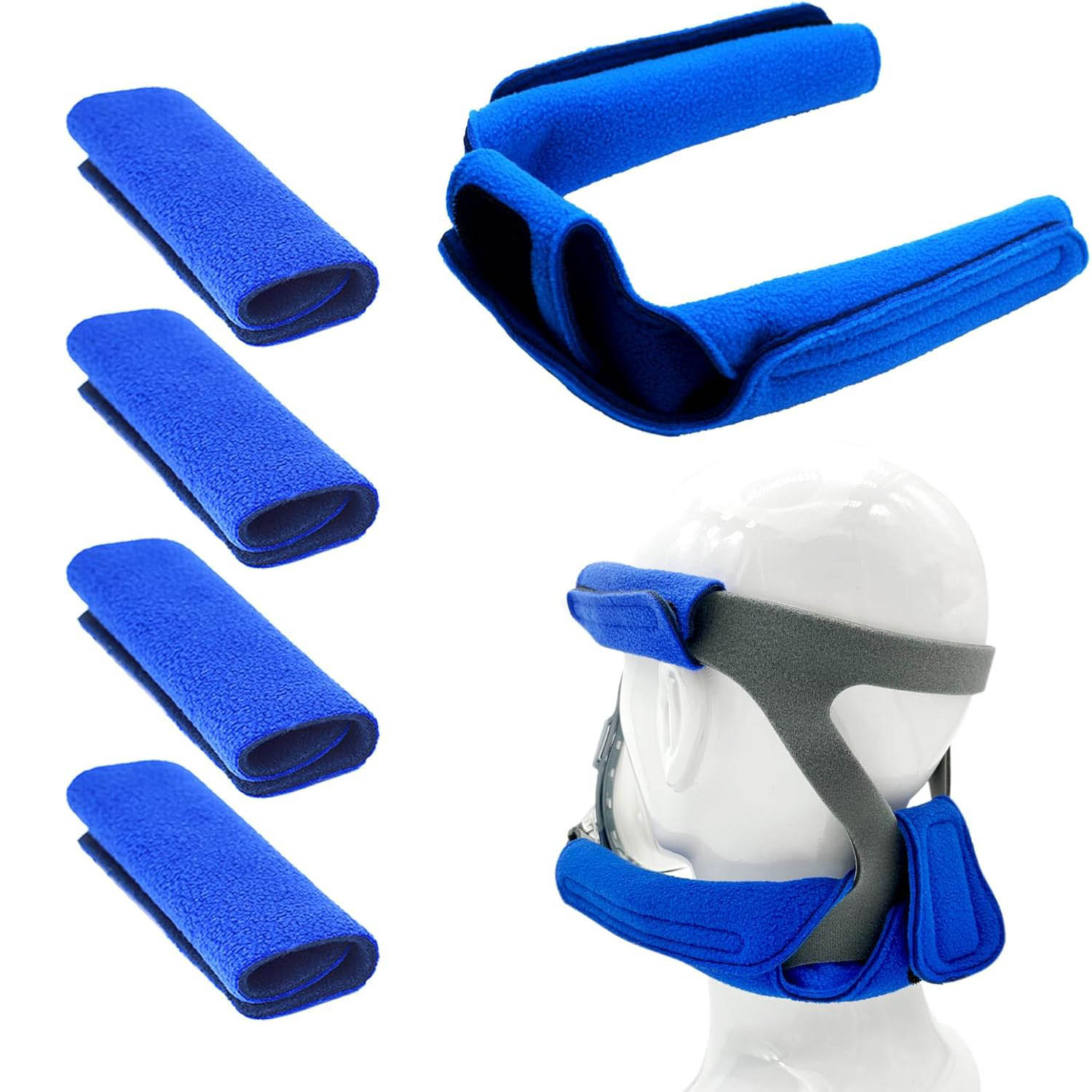 4팩 CPap 마스크 스트랩 커버 + 1개의 넥 스트랩 - Cpap Mask Headgear Strap Clips 리뷰 및 가격