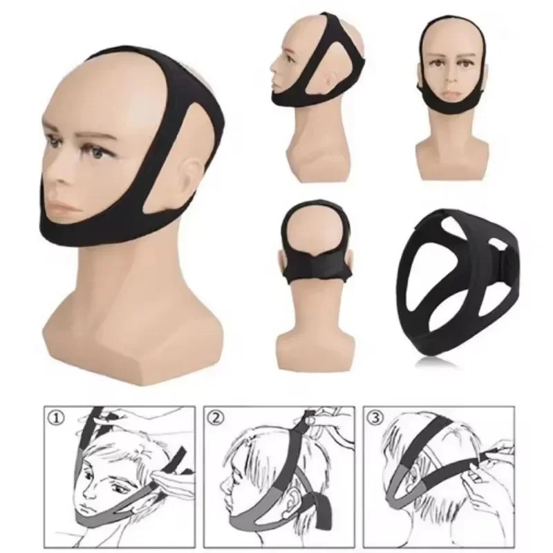 1/3/5개 조절 가능한 코골이 방지 턱 스트랩 장치, - Anti Snore Chin Strap Adjustable 리뷰 및 가격