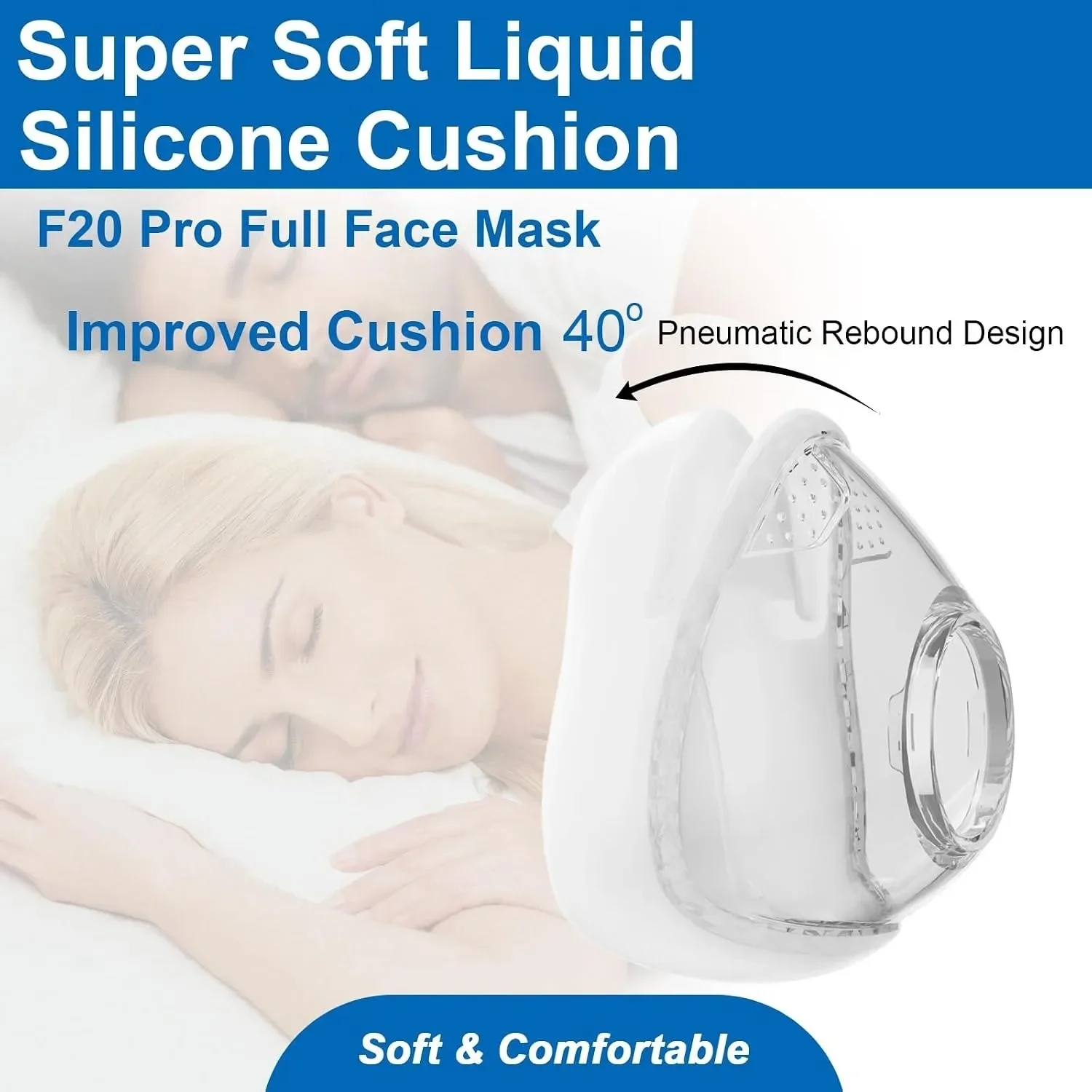 에어핏 F20 풀페이스 CPAP 마스크 세트에는 M,  - Cpap Full Face Mask Silicone Cushion 리뷰 및 가격