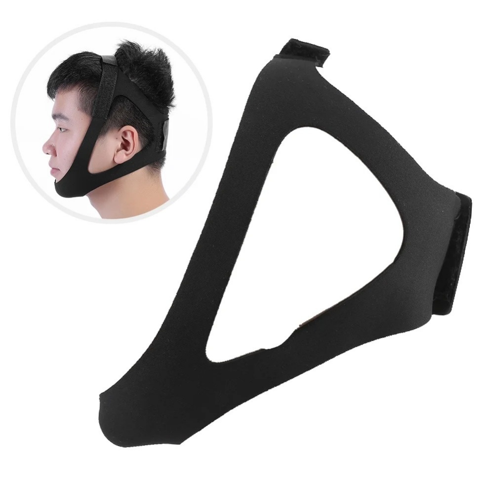 통기성 조절 가능한 코골이 방지 턱 스트랩, 남녀 공용 - Anti Snore Chin Strap Adjustable 리뷰 및 가격