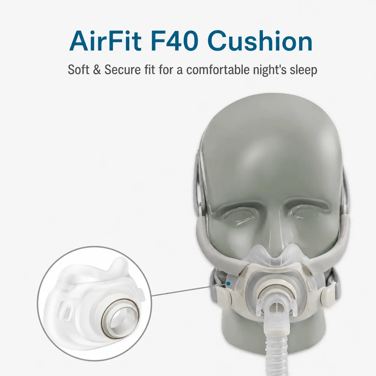 ResMed AirFit F40 풀페이스 마스크 실리콘 - Cpap Full Face Mask Silicone Cushion 리뷰 및 가격
