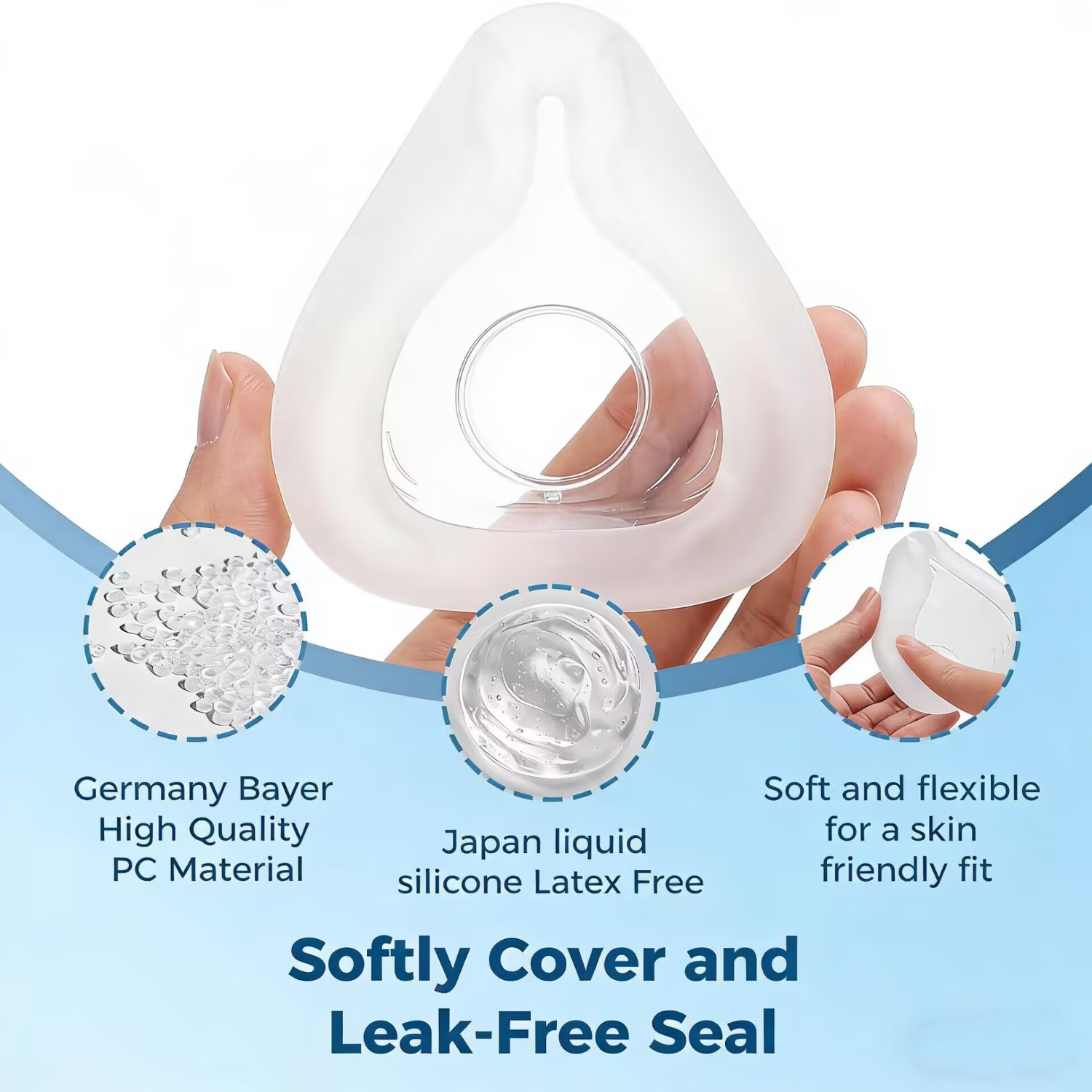 교체용 에어핏 F20 풀페이스 CPAP 마스크 세트,  - Cpap Full Face Mask Silicone Cushion 리뷰 및 가격